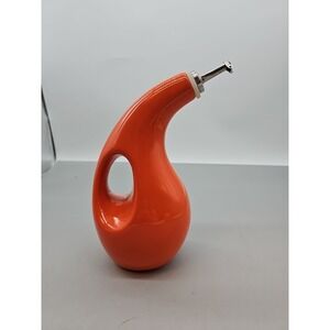 RACHAEL RAY CUCINA Orange Glaze Olive Oil Jar Bottle Cruet